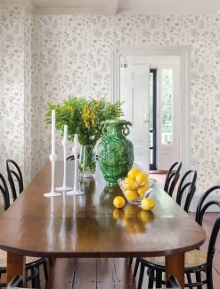 Chesapeake Wildflower Bergamot Wallpaper - Lavender