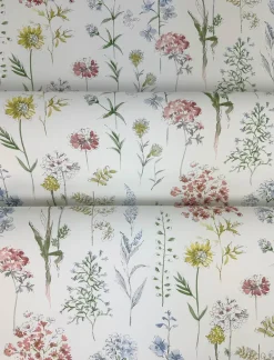 Chesapeake Wildflower Bergamot Wallpaper - Multicolor