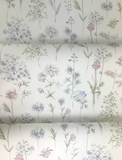 Chesapeake Wildflower Bergamot Wallpaper - Lavender