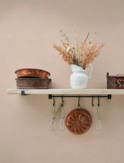 Chesapeake Wildflower Chambray Wallpaper - Blush