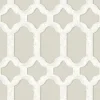 Chesapeake Wildflower Chervil Trellis Wallpaper - Light Grey