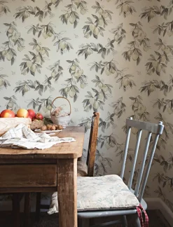 Chesapeake Wildflower Lemonade Wallpaper - Charcoal