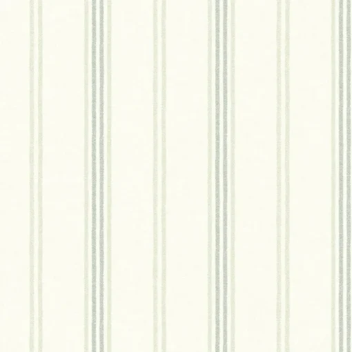 Chesapeake Wildflower Lovage Stripe Wallpaper - Green