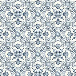 Chesapeake Wildflower Marjoram Wallpaper - Blue