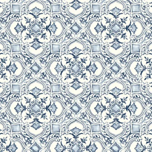 Chesapeake Wildflower Marjoram Wallpaper - Blue