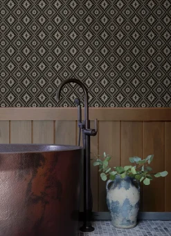 Chesapeake Yellowstone Camp Blanket Wallpaper - Black