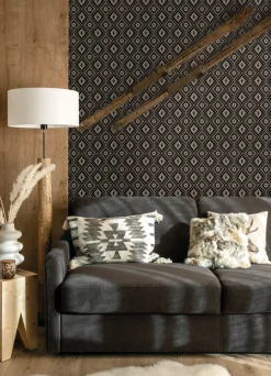 Chesapeake Yellowstone Camp Blanket Wallpaper - Black