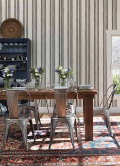 Chesapeake Yellowstone Loom Spun Wallpaper - Charcoal