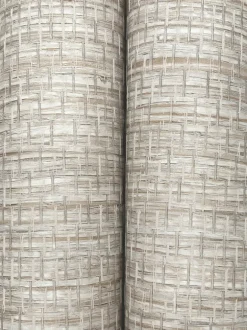 Chesapeake Yellowstone Plaited Grass Wallpaper - Grey