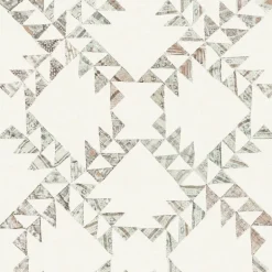 Chesapeake Yellowstone Scrap Quilt Wallpaper - Light Brown