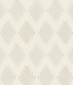 Chesapeake Yellowstone Stitched Heirloom Wallpaper - White
