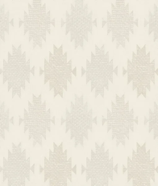 Chesapeake Yellowstone Stitched Heirloom Wallpaper - White