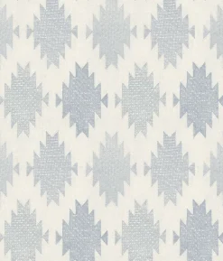 Chesapeake Yellowstone Stitched Heirloom Wallpaper - Indigo