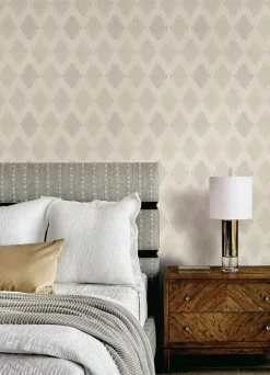 Chesapeake Yellowstone Stitched Heirloom Wallpaper - Moss
