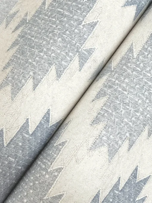 Chesapeake Yellowstone Stitched Heirloom Wallpaper - Indigo
