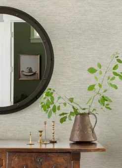 Chesapeake Yellowstone Wool Wallpaper - Light Grey