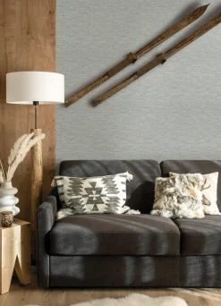 Chesapeake Yellowstone Wool Wallpaper - Light Blue