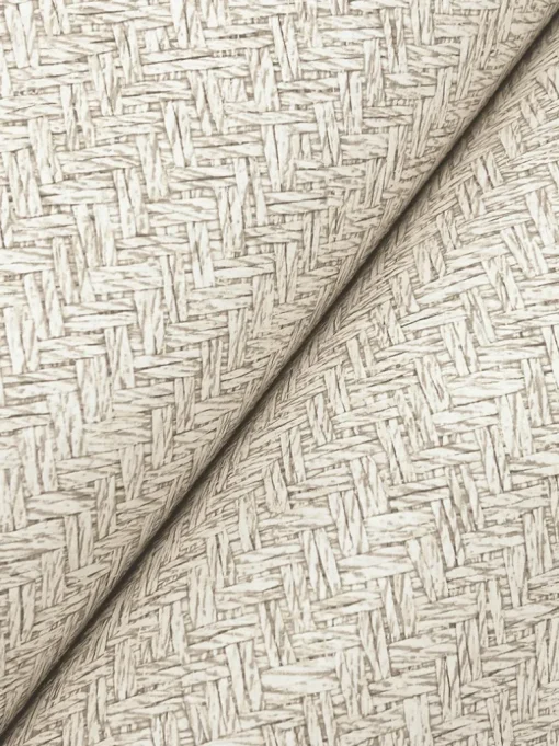 Chesapeake Yellowstone Woven Basket Wallpaper - Wheat