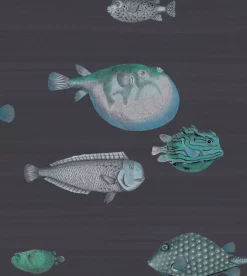 Cole & Son Acquario Wallpaper - Ink