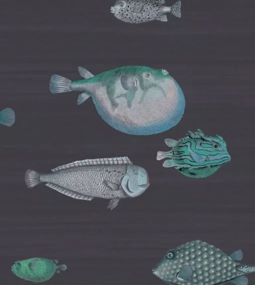 Cole & Son Acquario Wallpaper - Ink