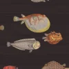 Cole & Son Acquario Wallpaper - Black & Multi