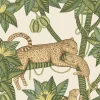 Cole & Son Ardmore-Jabula Satara Wallpaper - Spring Green & Sand