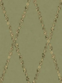 Cole & Son Fornasetti Senza Tempo II Cammei Wallpaper - Olive