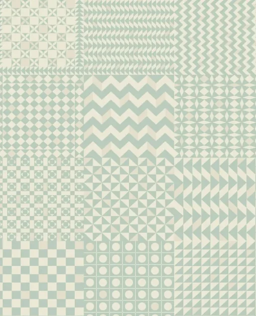 Cole & Son Fornasetti Senza Tempo II Geometrico Wallpaper - Pastel