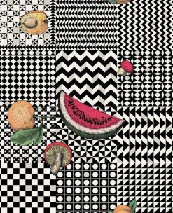 Cole & Son Fornasetti Senza Tempo II Frutta E Geometrico Wallpaper - Multi