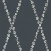 Cole & Son Fornasetti Senza Tempo II Cammei Wallpaper - Silver on Ink
