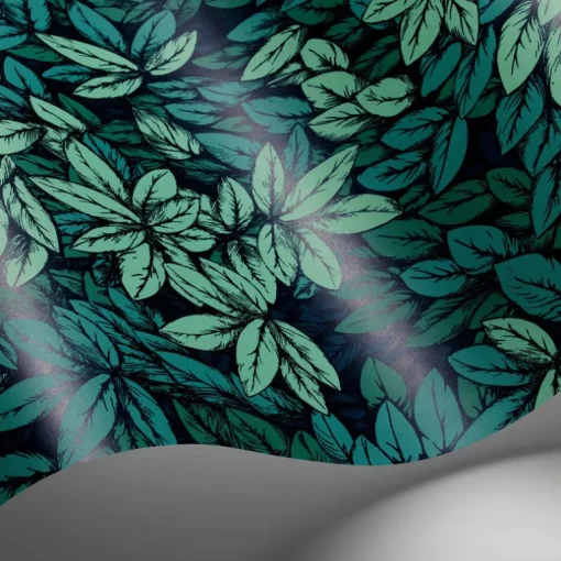 Cole & Son Fornasetti Senza Tempo II Foglie E Civette Wallpaper - Viridian