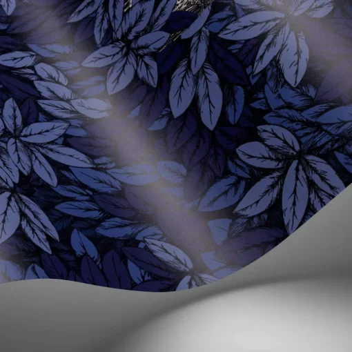 Cole & Son Fornasetti Senza Tempo II Foglie E Civette Wallpaper - Midnight