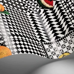 Cole & Son Fornasetti Senza Tempo II Frutta E Geometrico Wallpaper - Multi