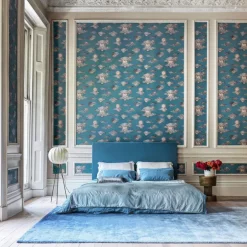 Cole & Son Fornasetti Senza Tempo II Soli E Nuvole Wallpaper - Teal