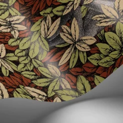 Cole & Son Fornasetti Senza Tempo II Foglie E Scimmie Wallpaper - Orange