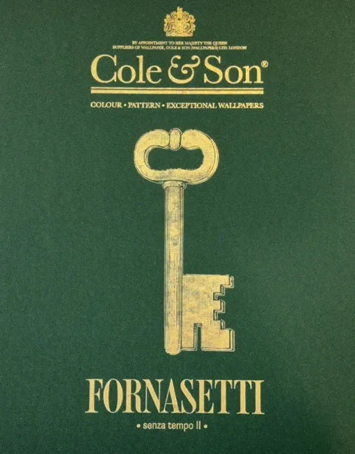 Cole & Son Fornasetti Senza Tempo II Foglie E Civette Wallpaper - White