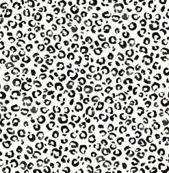 Daisy Bennett Classic Leopard Peel & Stick Wallpaper - Black & White