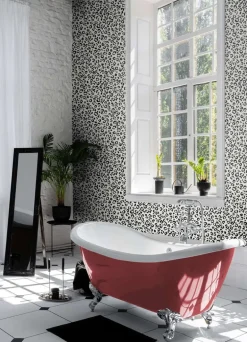 Daisy Bennett Classic Leopard Peel & Stick Wallpaper - Black & White