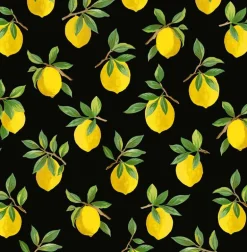 Daisy Bennett Lemoncello Peel & Stick Wallpaper - Black