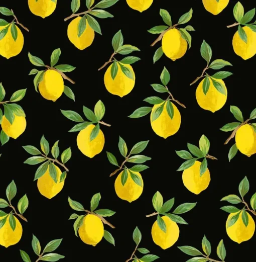 Daisy Bennett Lemoncello Peel & Stick Wallpaper - Black