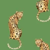 Daisy Bennett Leopard King Peel & Stick Wallpaper - Green