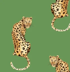 Daisy Bennett Leopard King Peel & Stick Wallpaper - Green