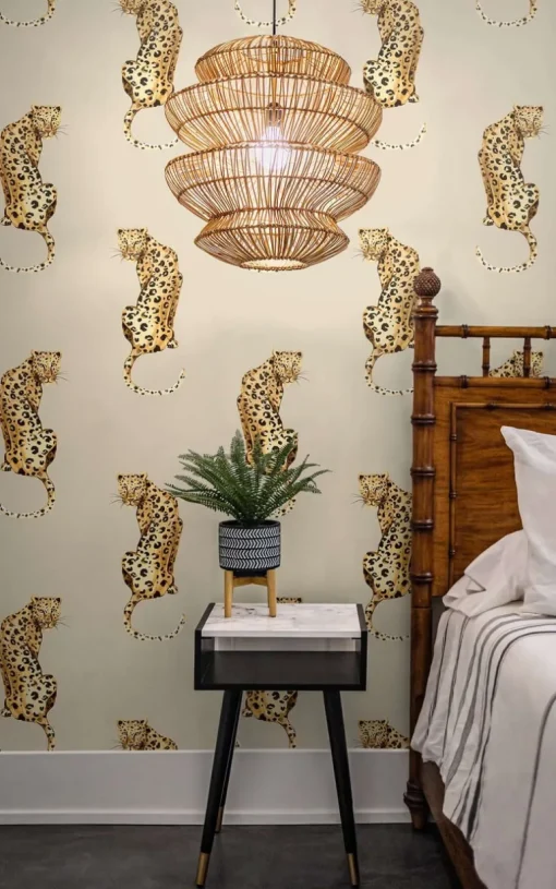 Daisy Bennett Leopard King Peel & Stick Wallpaper - Pale Oak