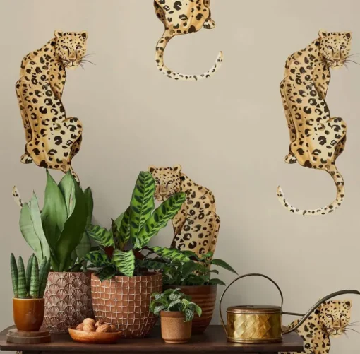 Daisy Bennett Leopard King Peel & Stick Wallpaper - Pale Oak