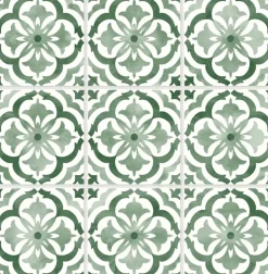 Daisy Bennett Sorento Tile Peel & Stick Wallpaper - Jungle Green