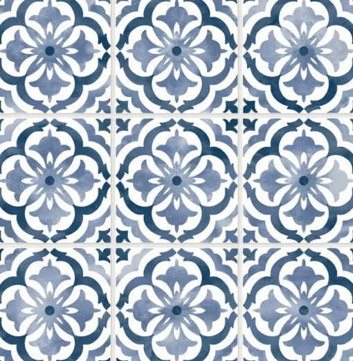 Daisy Bennett Sorento Tile Peel & Stick Wallpaper - Navy Blue