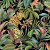 Daisy Bennett Tropical Leopard Peel & Stick Wallpaper - Black