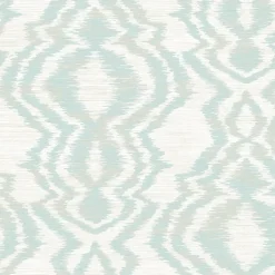 Daisy Bennett West Boulevard Collection Moirella Wallpaper - Seaglass