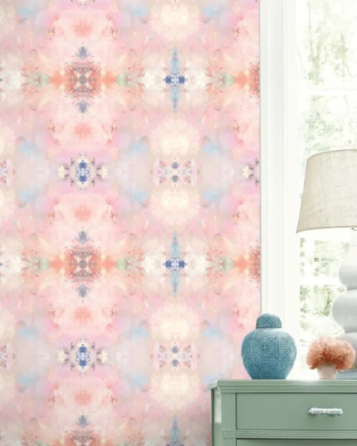 Daisy Bennett West Boulevard Collection Kaleidoscope Wallpaper - Pink