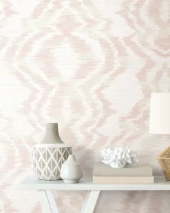 Daisy Bennett West Boulevard Collection Moirella Wallpaper - Blush